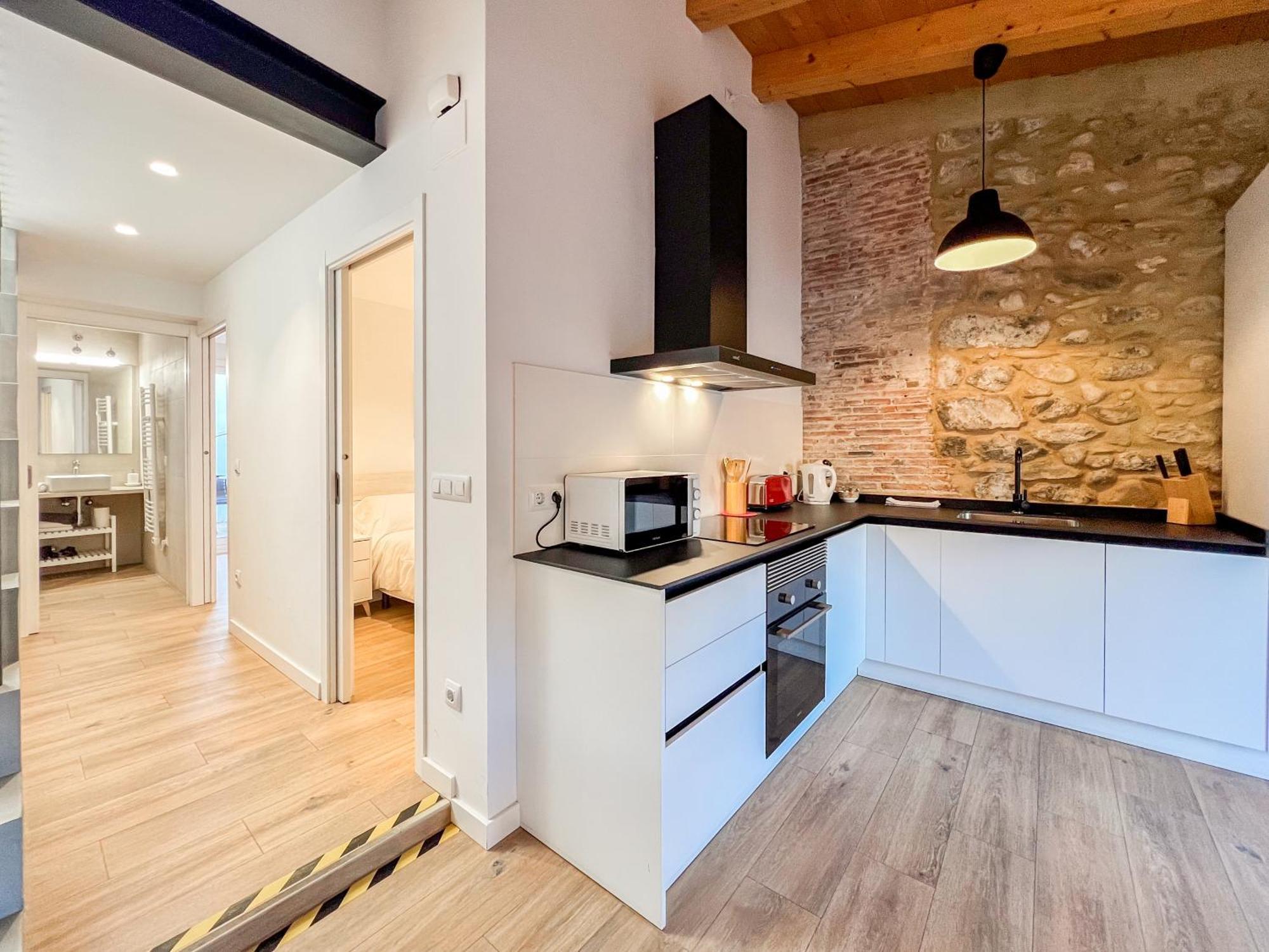 Ganganell Atic Apartamento Con Terraza En 베살루 외부 사진
